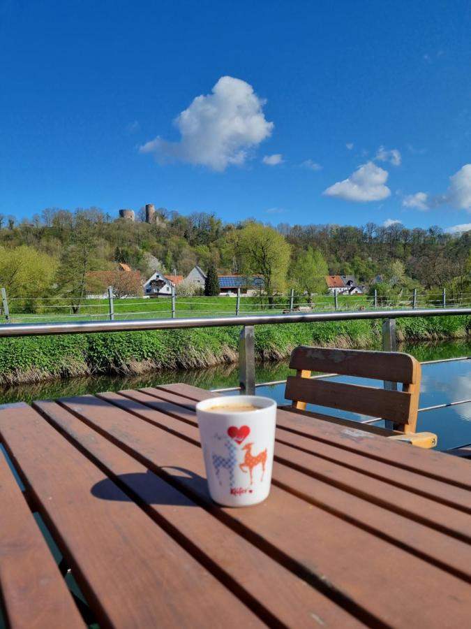 Ferienhaus Diemelaue Mit Klimaanlage Bad Karlshafen Esterno foto